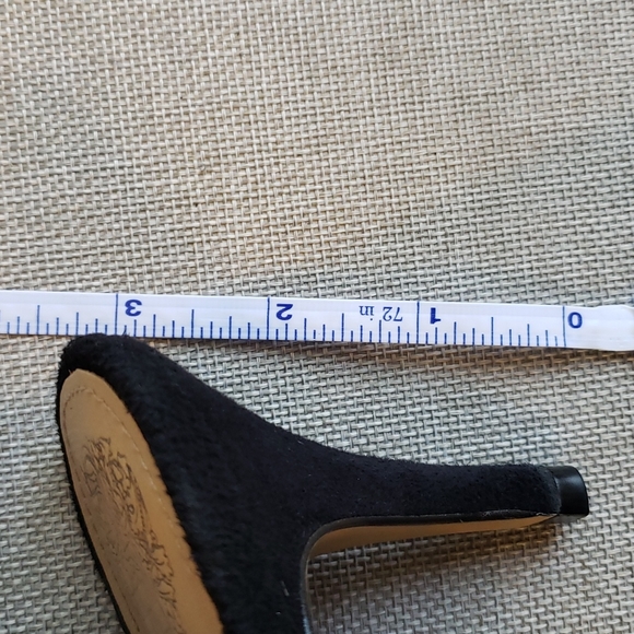 Vince Camuto style Prenda Black Suede size 7.5 - Picture 5 of 6
